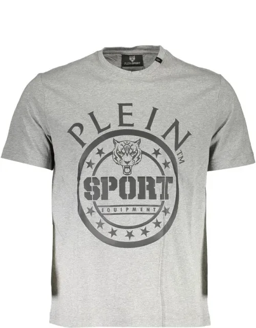 Plein Sport Cotton T-shirt With Eye-catching Print And Luxury Activewear