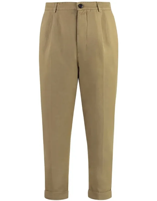 Stretch Cotton Chino Trousers