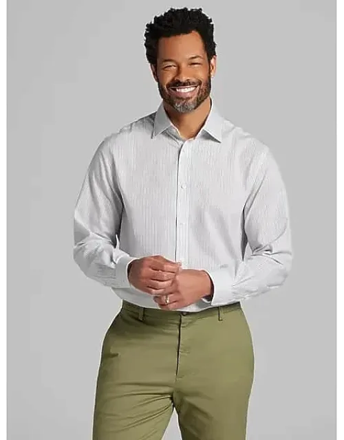 Modern Fit Stripe Dress Shirt