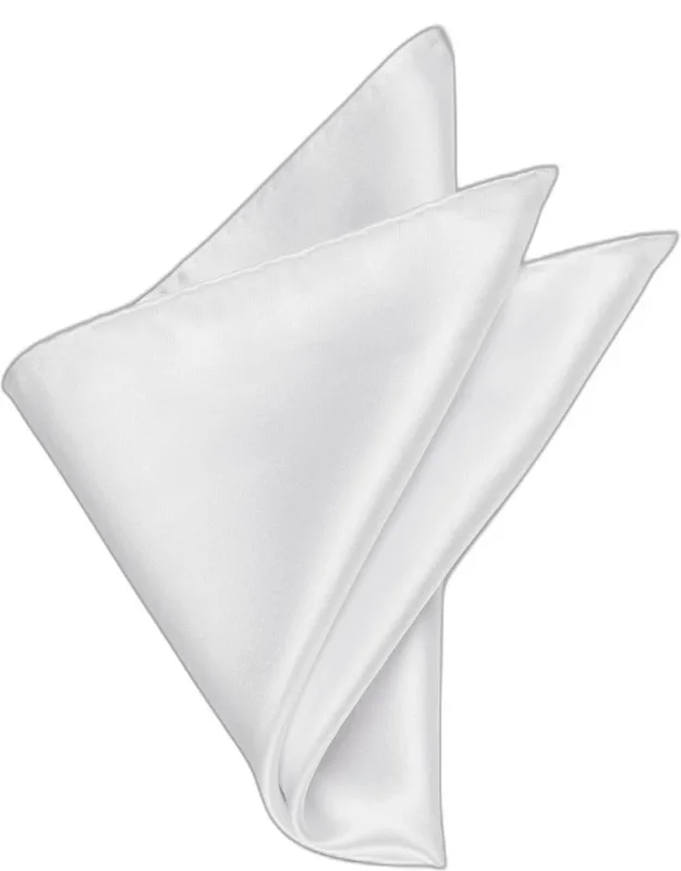 Solid Silk Pocket Square - Luxurious Touch, Sophisticated Dimension