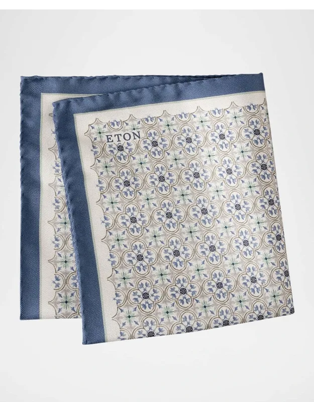Medallion Silk Pocket Square