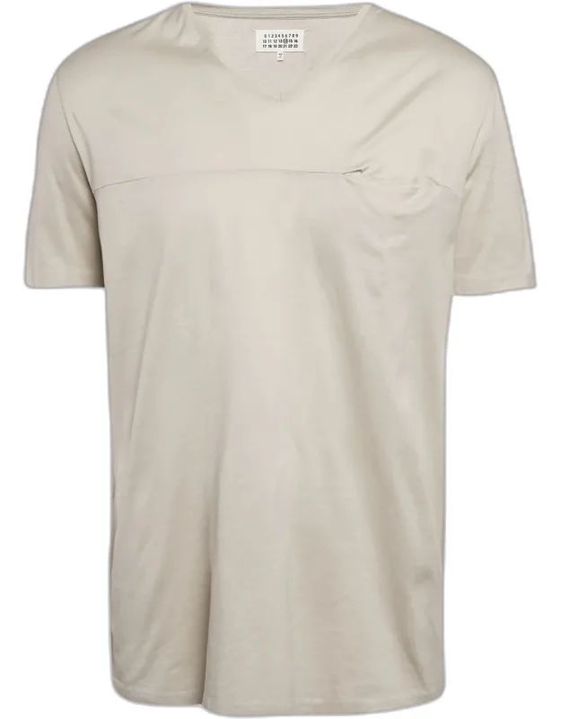 Cotton V-neck T-shirt