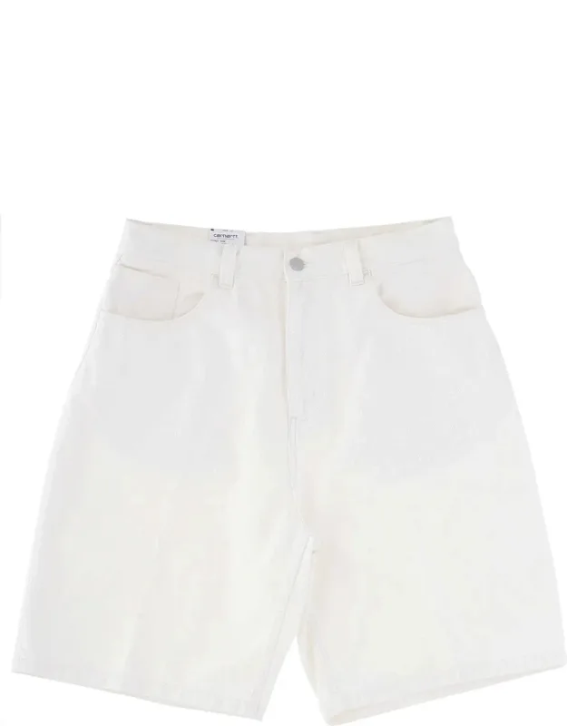 Logo-patch Knee-length Denim Shorts