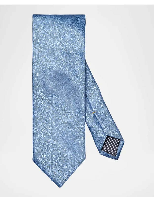 Medallion Woven Silk Tie