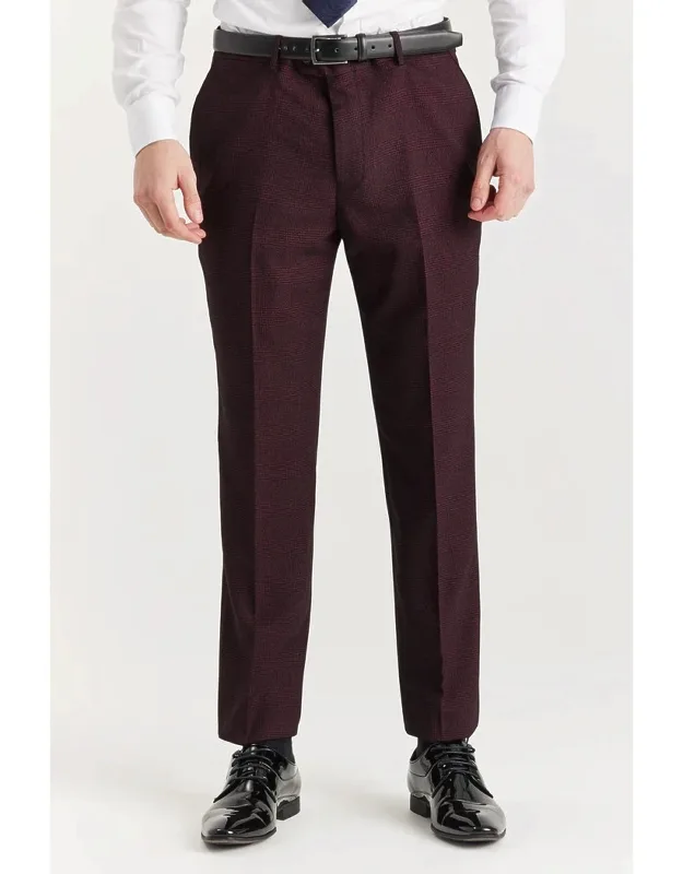 Plaid Check Trousers