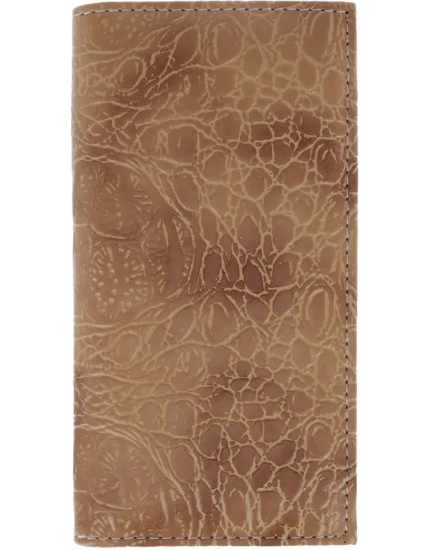 Alligator Print Roper Wallet And Checkbook Holder