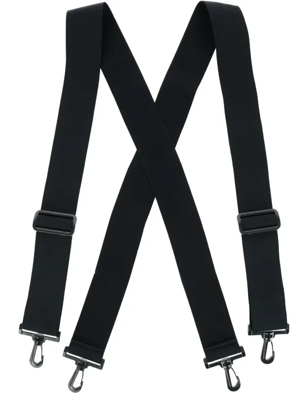 Elastic Undergarment Suspenders With Swivel Hook Ends