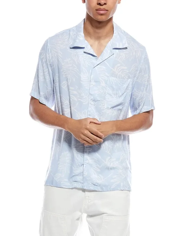 Onia Shirt With Camp Collar And Pouch Pocket