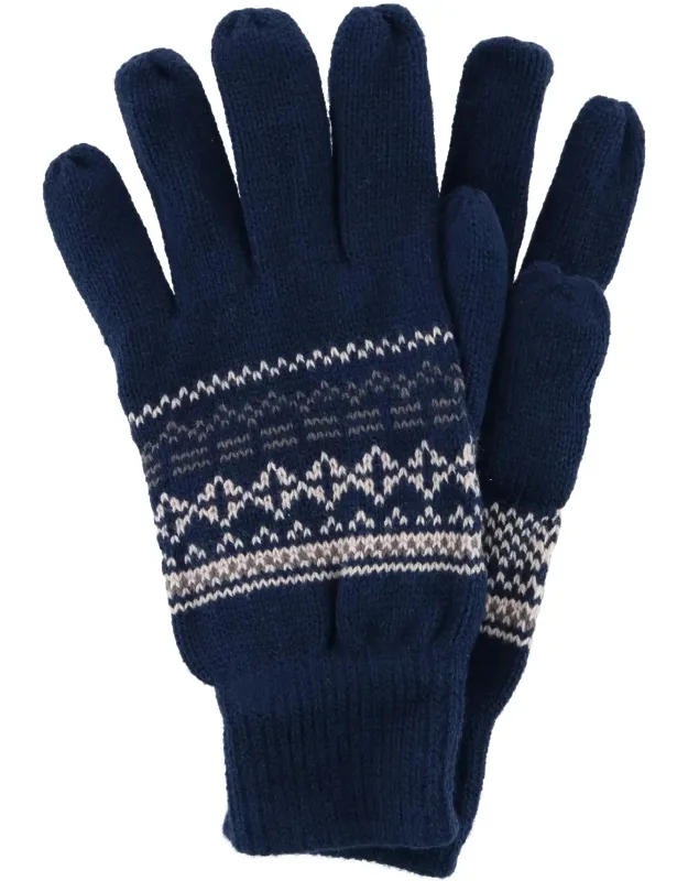 Knit Winter Pattern Glove