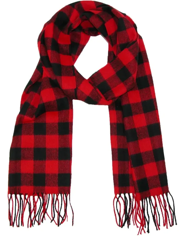Softer Than Cashmere Buffalo Plaid Winter Scarf