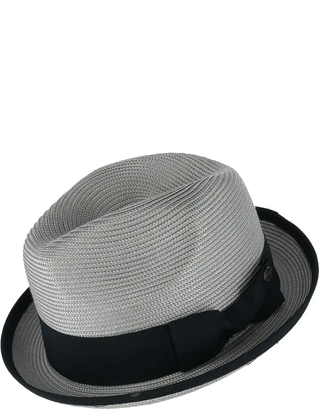 Fedora With Contrast Band And Trim
