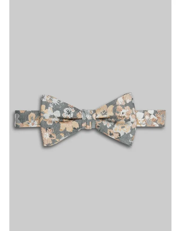 Floral Pre-tied Bow Tie