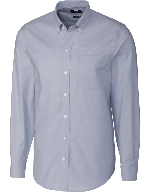 Cutter & Buck Stretch Oxford Dress Shirt - Easy Care Stretch Fabric, Wrinkle-resistant Finish