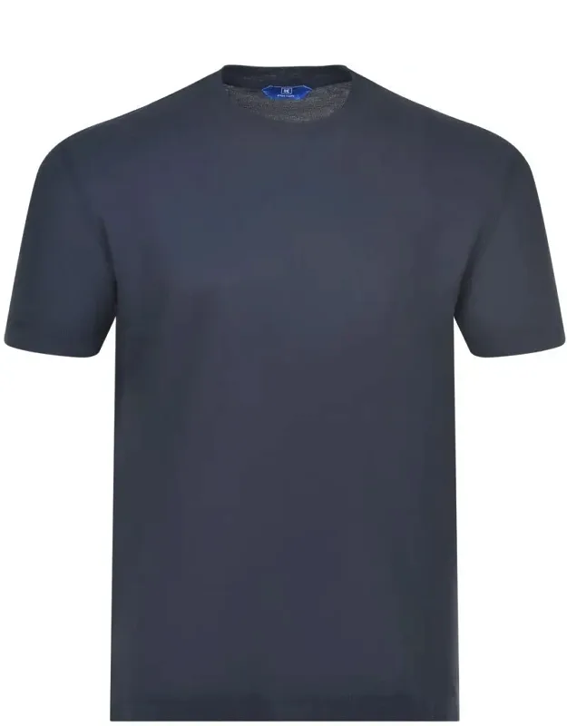 Kired T-shirt With Ribbed Crew Neck And Side Slits