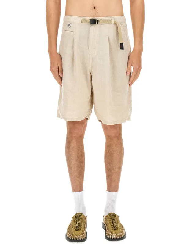 Undercover Linen Shorts With Regular Fit And Made In Japan