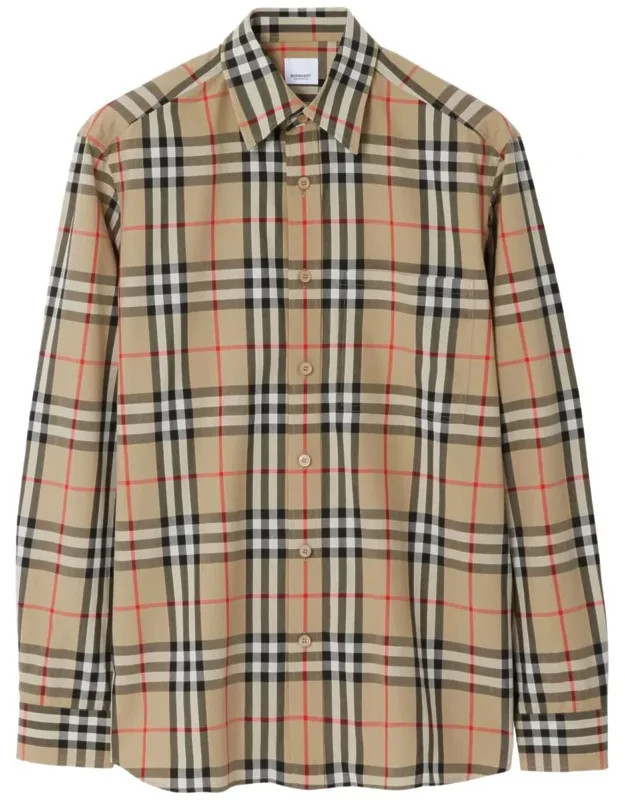 Caxtan Regular Fit Check Cotton Shirt