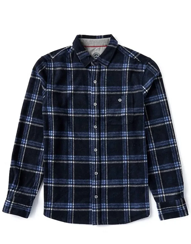 Plaid Stretch Long Sleeve Shirt