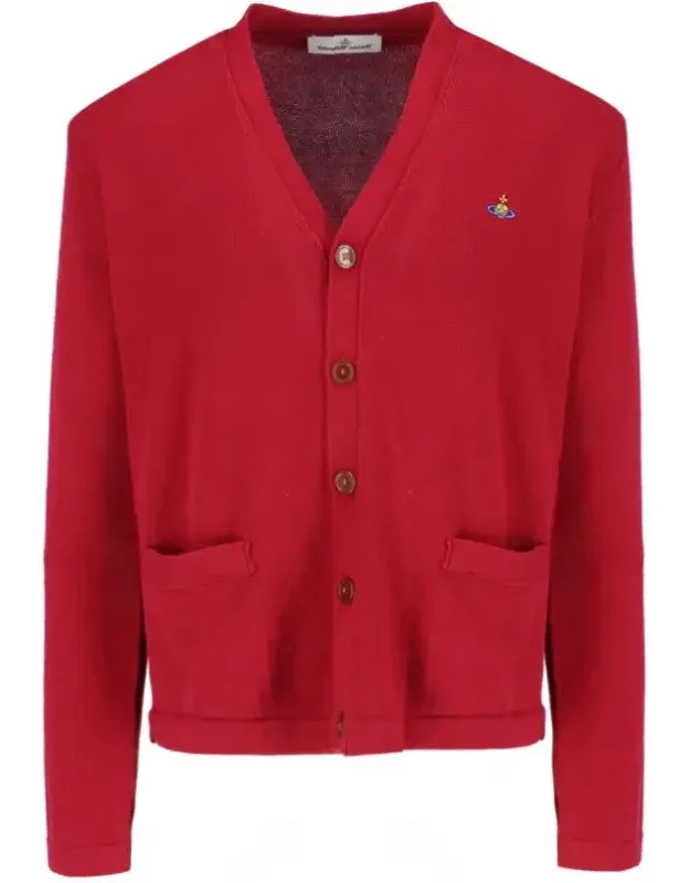 Logo Cashmere Cardigan