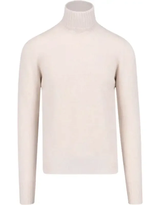 Ribbed Cashmere Turtleneck Sweater