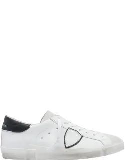 Prsx Sneakers, Leather Upper, Laces Closure, Logo, Used Effect