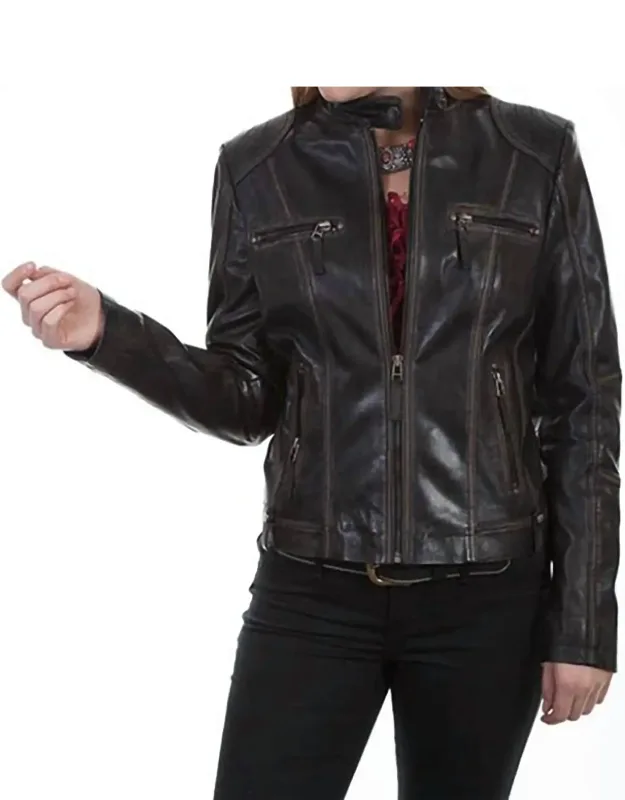 Vintage Lambskin Leather Jacket