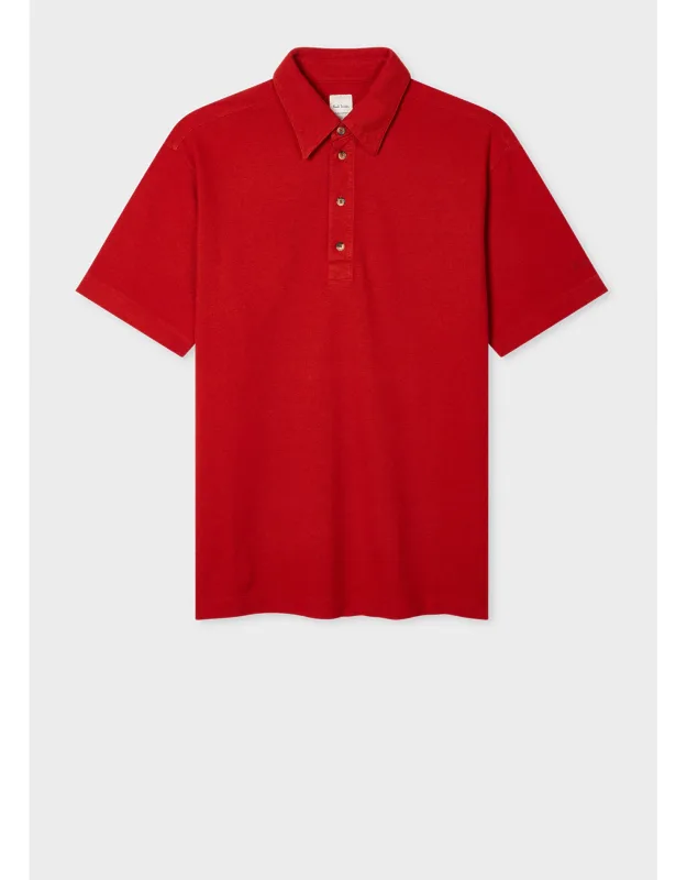 Cotton-linen Polo Shirt