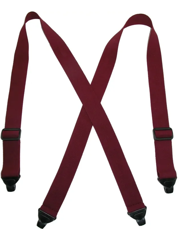 Elastic Plastic Clip-end Tsa Compliant Airport Suspenders