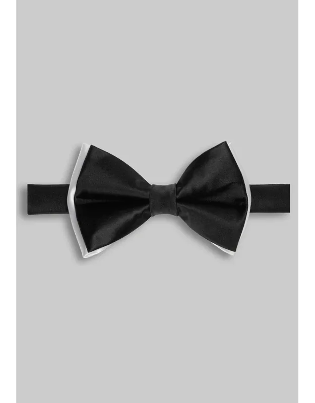 Layered Pre-tied Formal Bow Tie