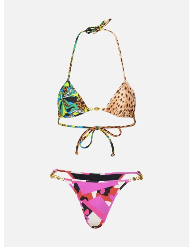 Splash Multi Polyamide Blend Bikini Set
