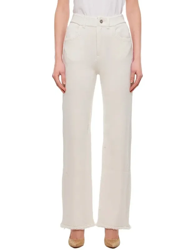 Cashmere Straight Pants