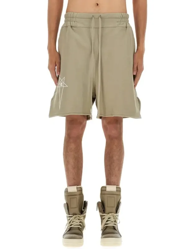 Relaxed Fit Cotton Shorts