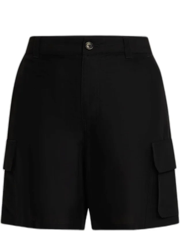 High-rise Cargo Shorts