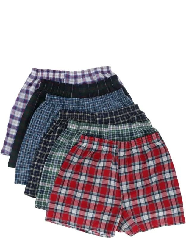 Tartan Boxers (6 Pack)