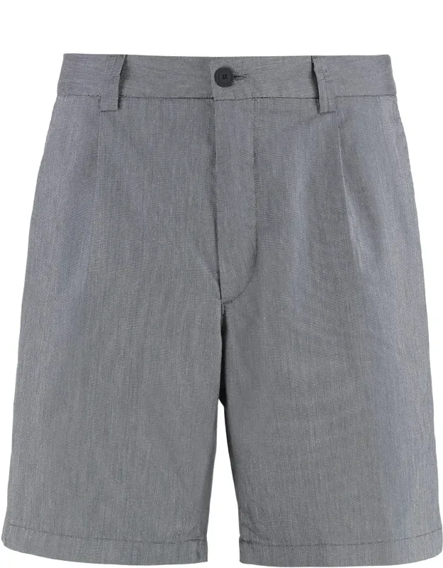 Cotton Blend Bermuda Shorts