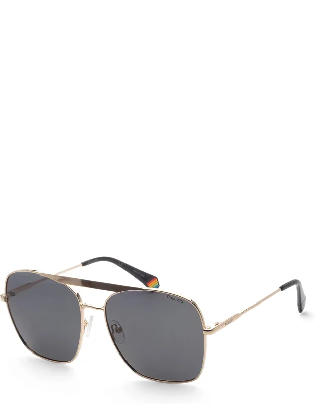 59mm Gold Sunglasses