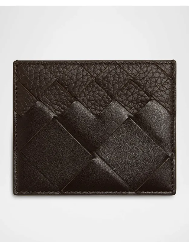 Intrecciato 15 Degrade Leather Card Holder