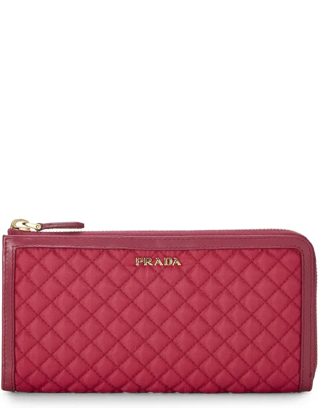 Quilted Nylon Wallet