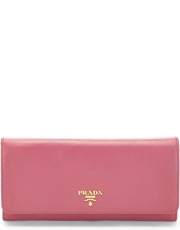 Saffiano Leather Wallet On Chain