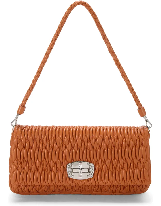 Crystal Flap Shoulder Bag