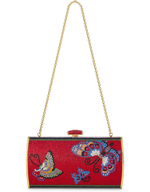 Crystal Minaudiere Clutch