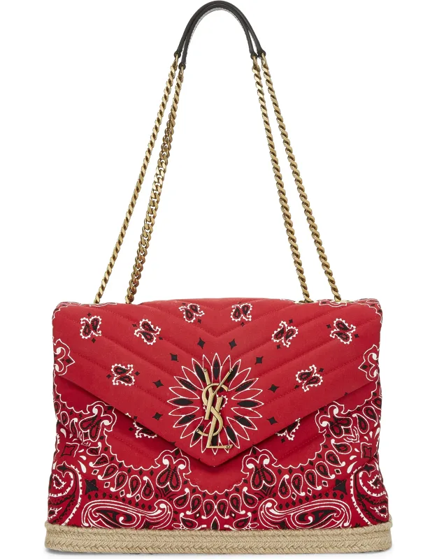 Bandana Canvas Loulou Shoulder Bag