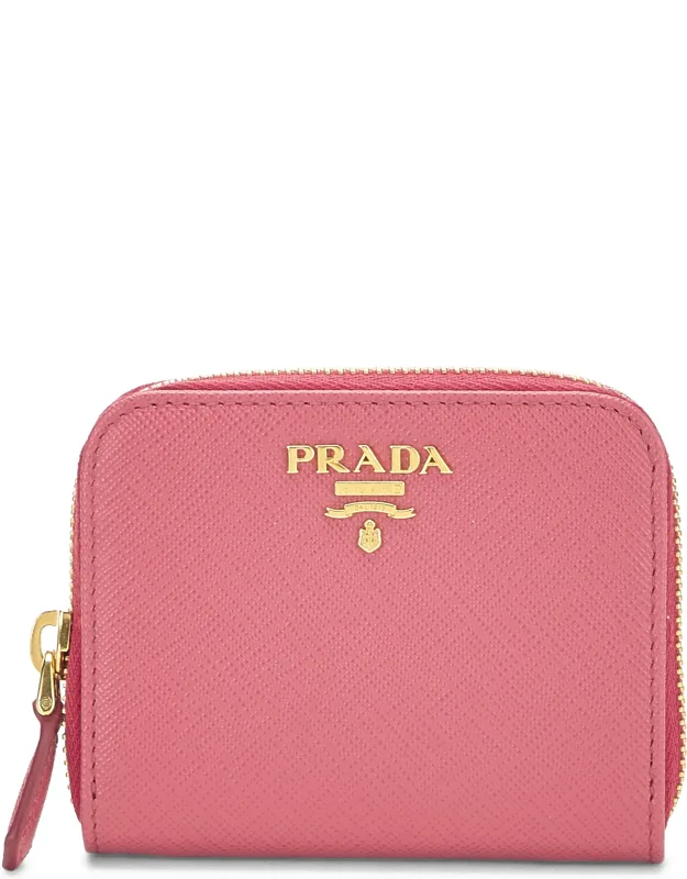 Saffiano Zip Around Coin Purse