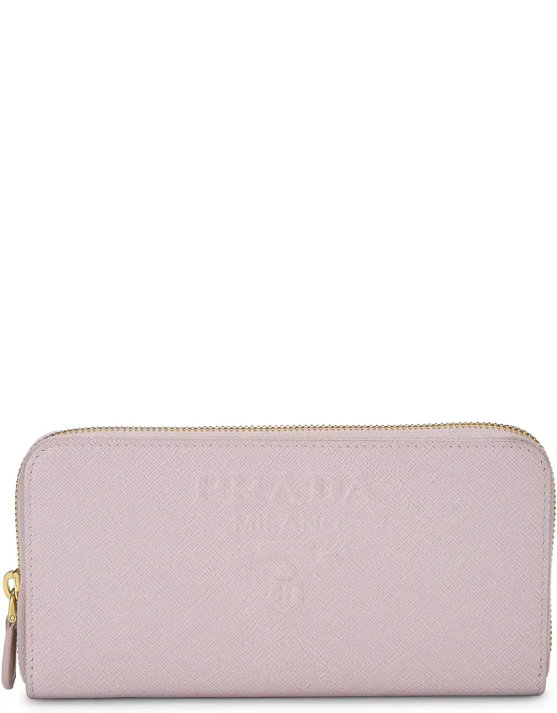 Saffiano Zip Around Wallet