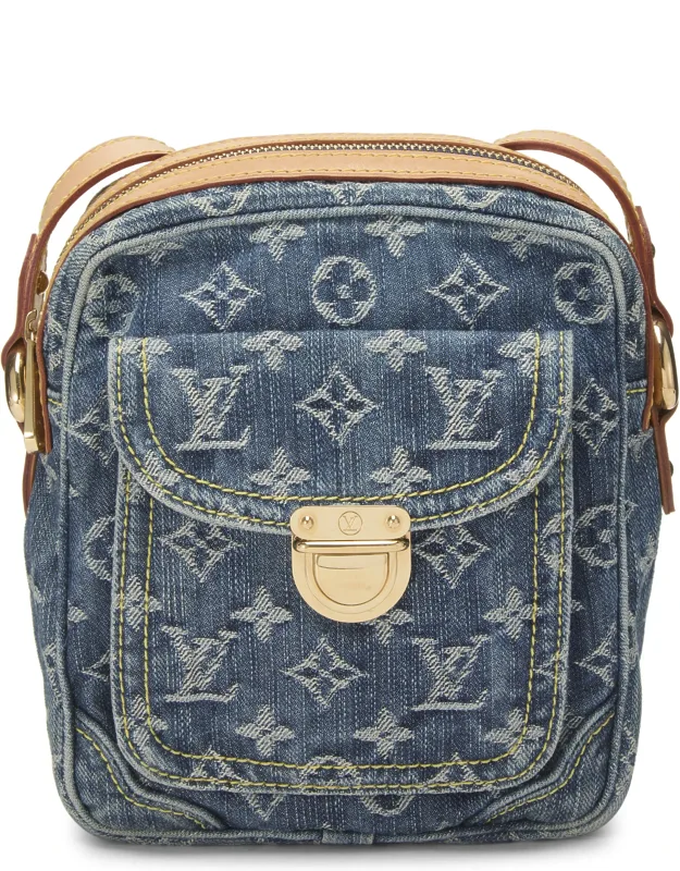 Monogram Denim Camera Bag