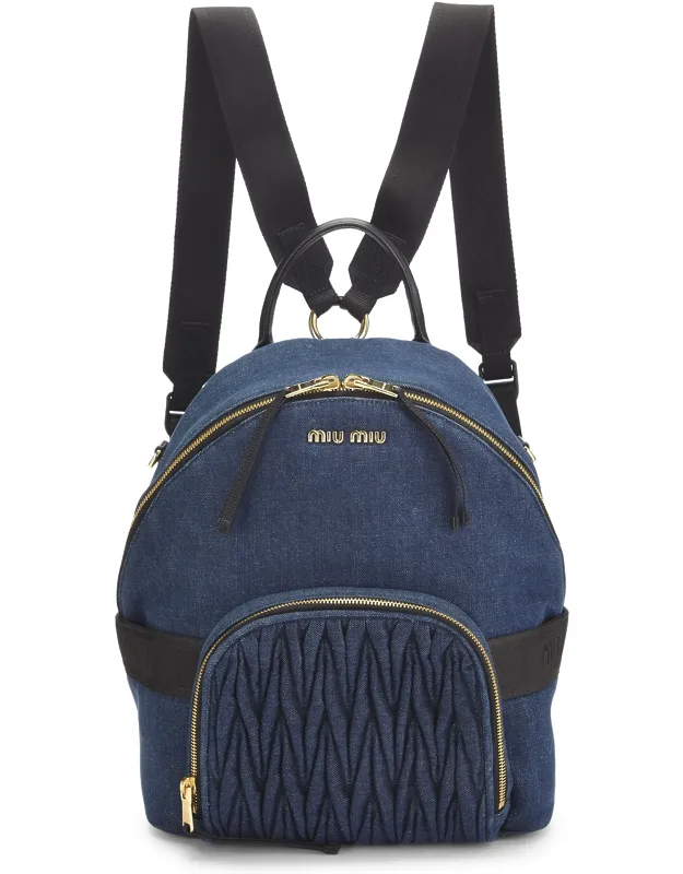 Denim Backpack