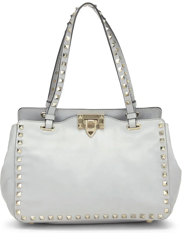 Leather Rockstud Tote Bag