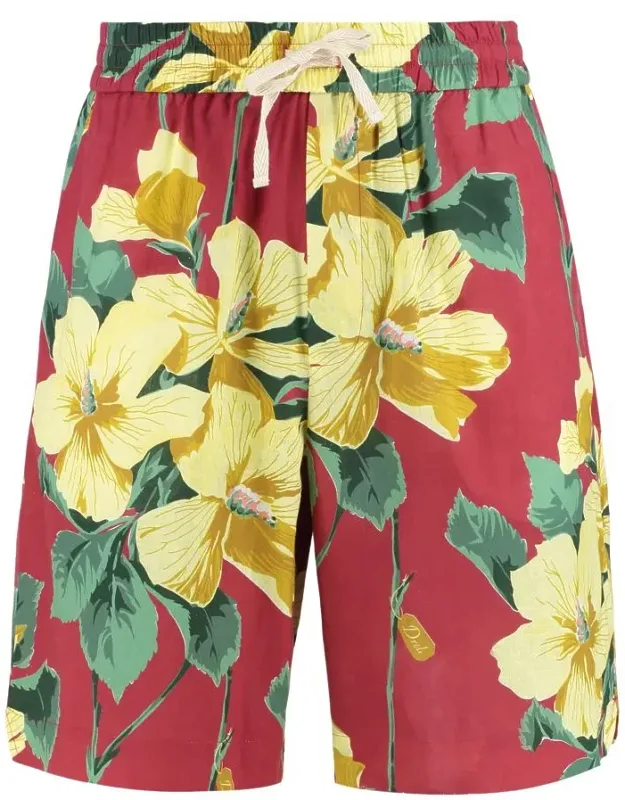 Cotton And Linen Bermuda Shorts