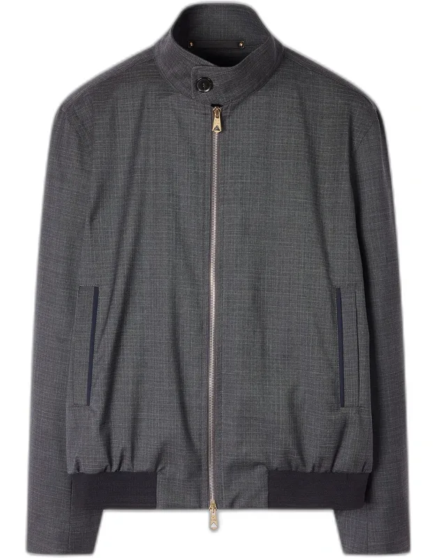 Super-fine Merino Bomber Jacket