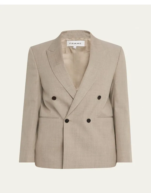 Double-breasted Wool Blazer