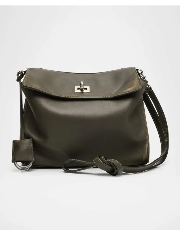 Used Calfskin Small Messenger Bag